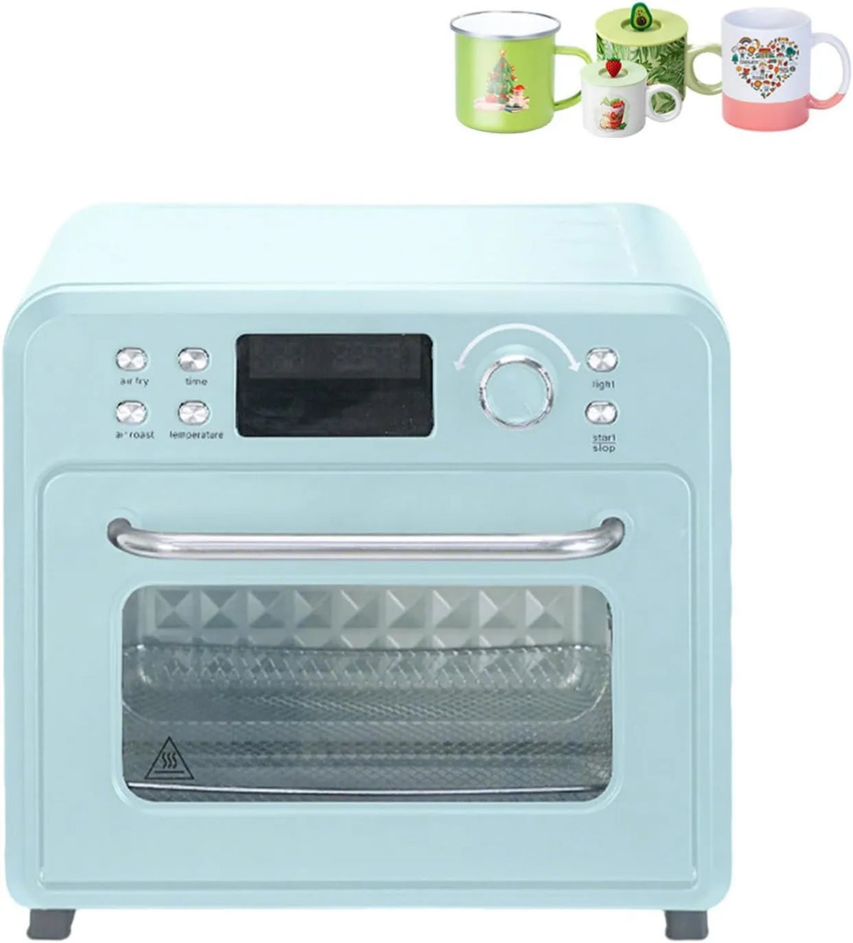 UORDBY, Piec elektryczny, 25 l, 1600 W, niebieski, prasa do prasowania na gorąco 30 l Sublimation Mug ceramicznych, szybkie ogrzewanie, Intuicyjne zastosowanie