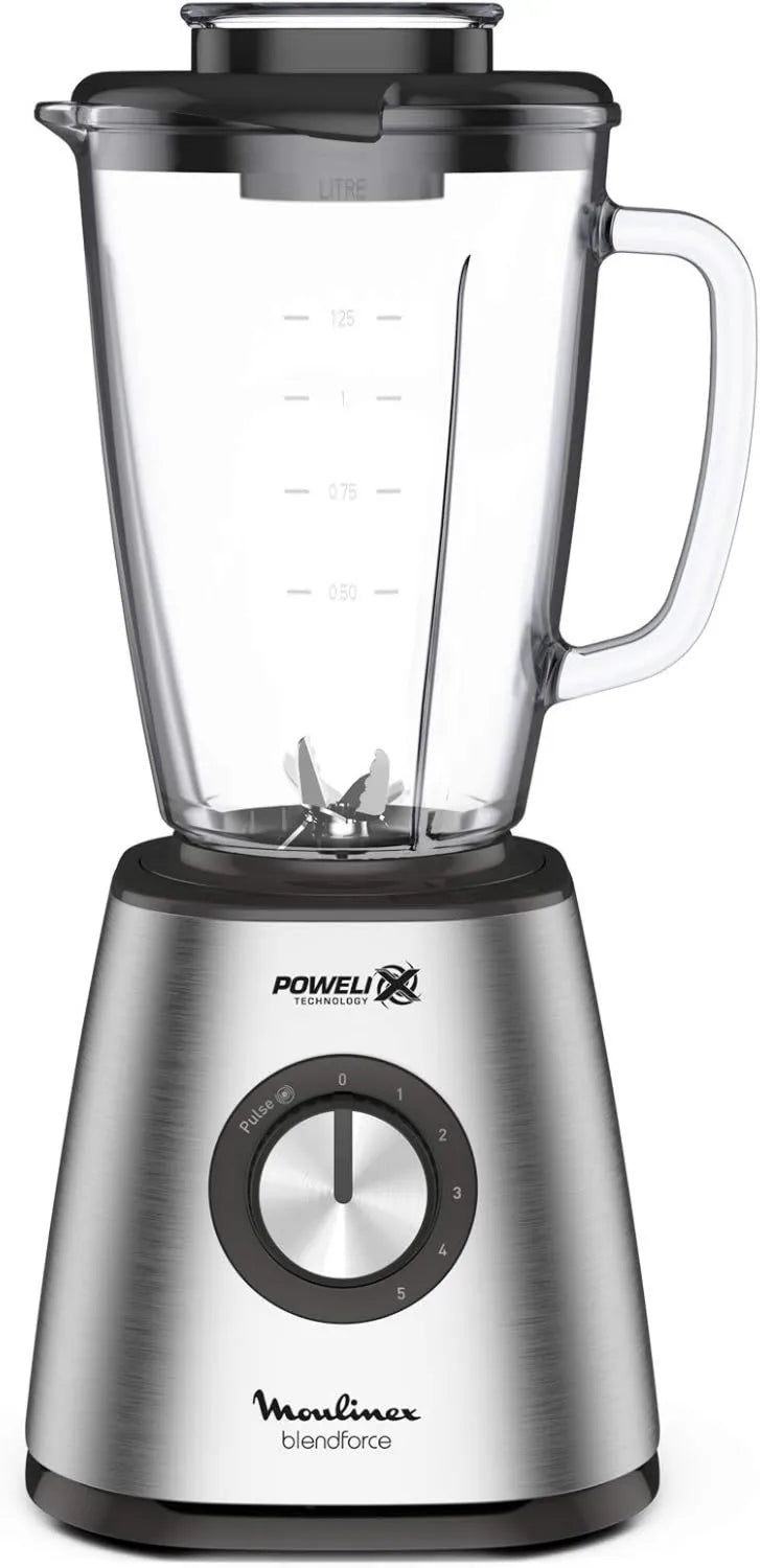 Moulinex blender kielichowy, W 5 Lm439D10 Blender, 1, 75 l, 800 W, stal nierdzewna