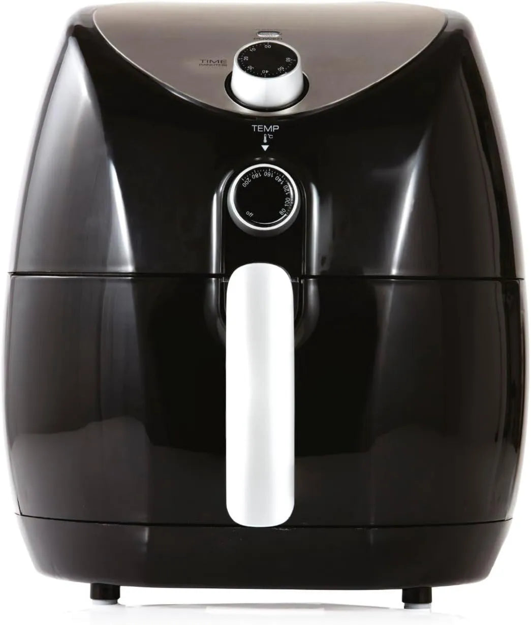 TOWER frytkownica beztłuszczowa, 4.3 l, 500 W, Wieża T17021, zegar, czarny, 60-minutowy zegar