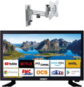 Antarion telewizor, Szafka TV, 21, 5 cala, Android OS, Full HD, kemping, Pack TV LED 21, 5 '54 cm Full HD Android Smart TV kemping Car +