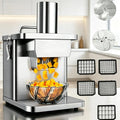 HTDRE, Cutter, Robot, krajalnica do jedzenia, 250 W, profesjonalny, restauracja, stal nierdzewna, do warzyw