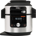 NINJA, OL650EU suszarka na gorące powietrze, 7.5 l, 12 programów, stal nierdzewna, 12 funkcji gotowania, SmartLid