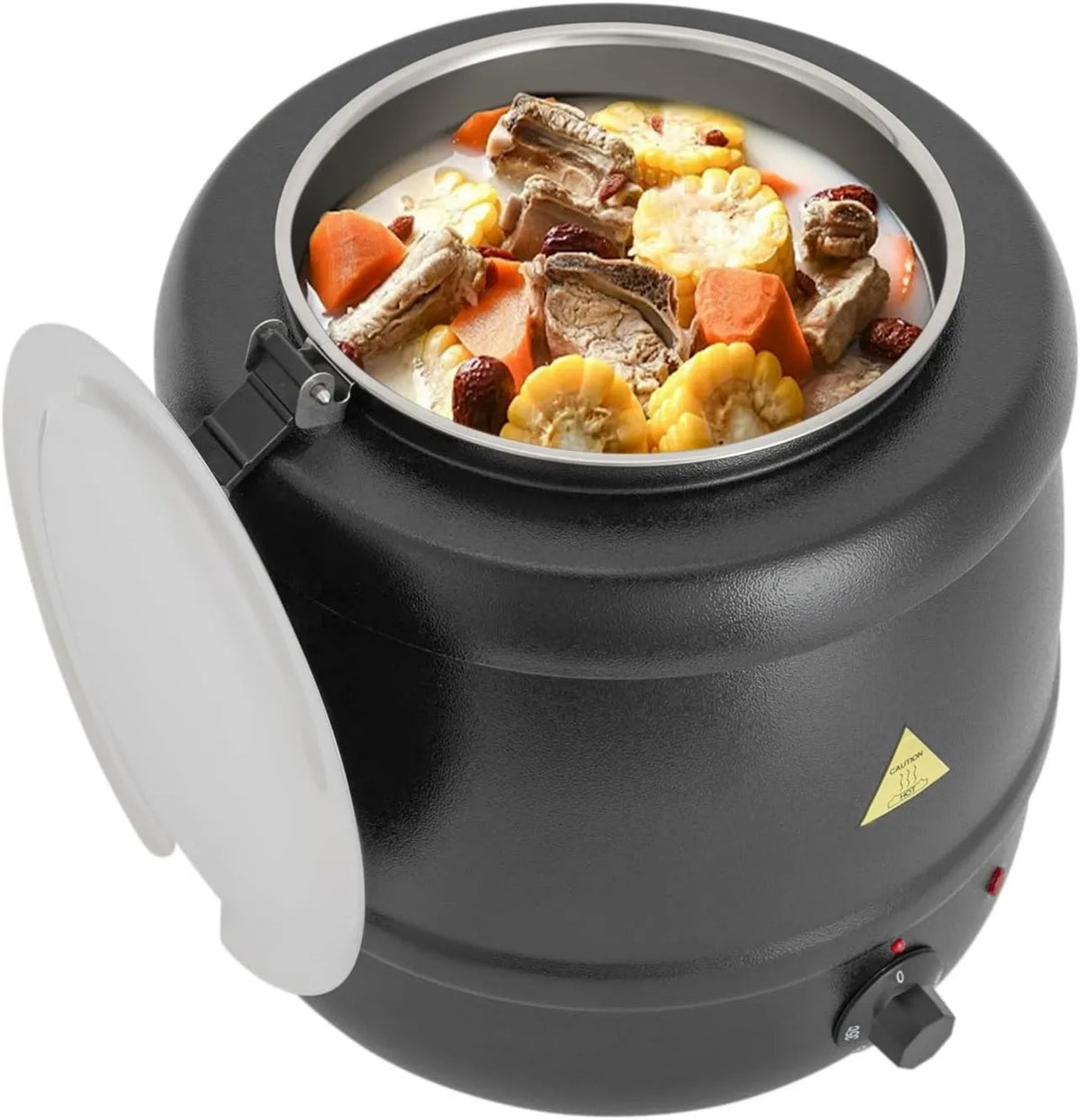 QUIOTUIR, 10 l Mart z zupy elektrycznej ze stali nierdzewnej Soupium temperatura Controllable elektryczny Mart