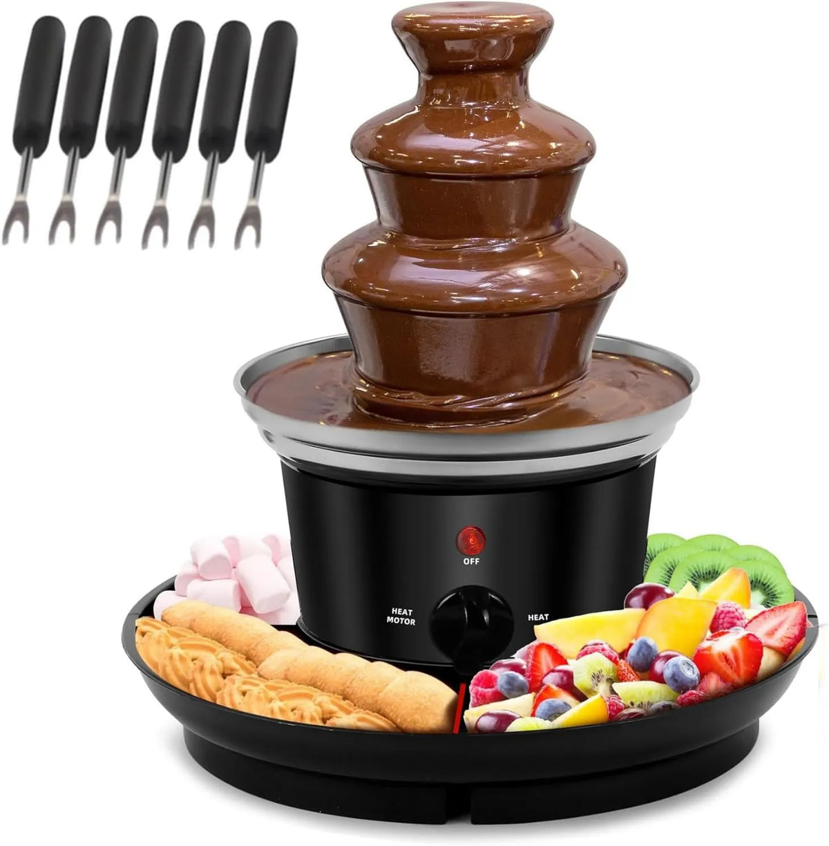 SanBouSi, fondue, stal nierdzewna, do fondue czekoladowego