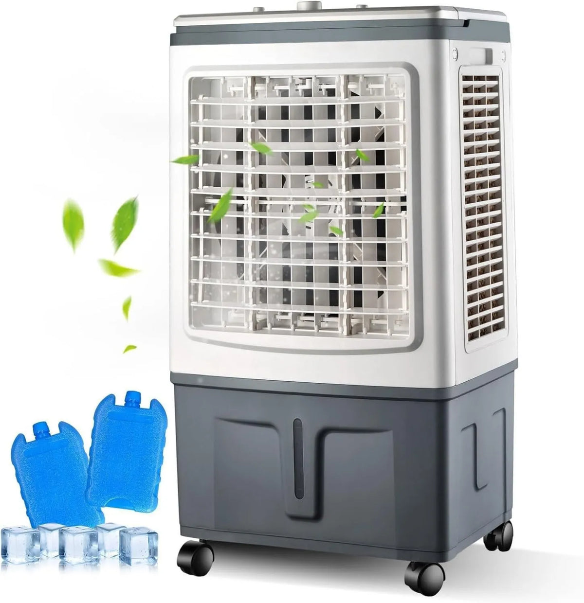 HOUXINZ, Klimatyzator przenośny, 30 l, 3 prędkości, 2 opakowania na lód
